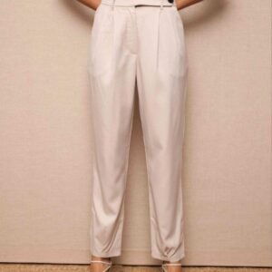 Pantalón Slim solapa cinturón