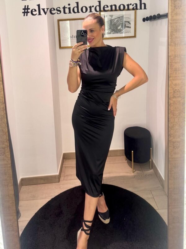 Vestido midi Satén - Imagen 2
