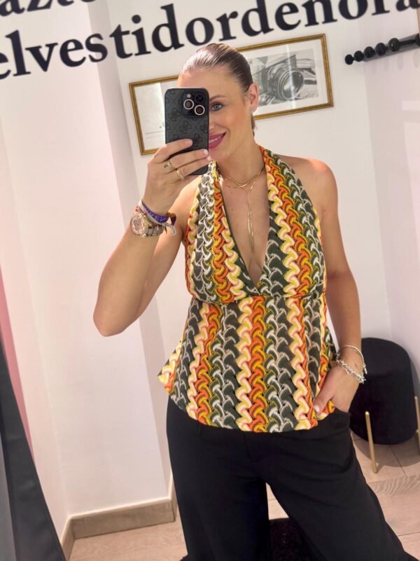 Top cuello halter