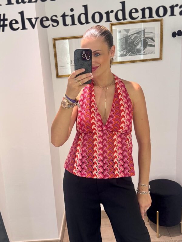 Top cuello halter