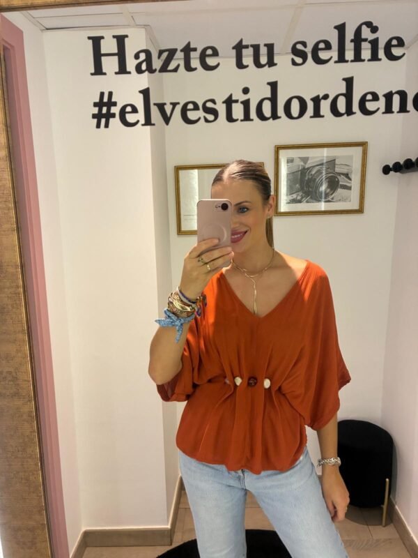 Blusa cinturón - Imagen 2