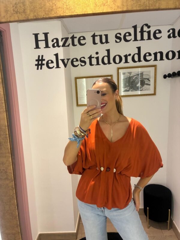 Blusa cinturón - Imagen 3